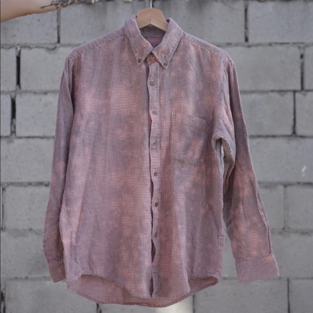 baby checkers w/ spots flannel button up.